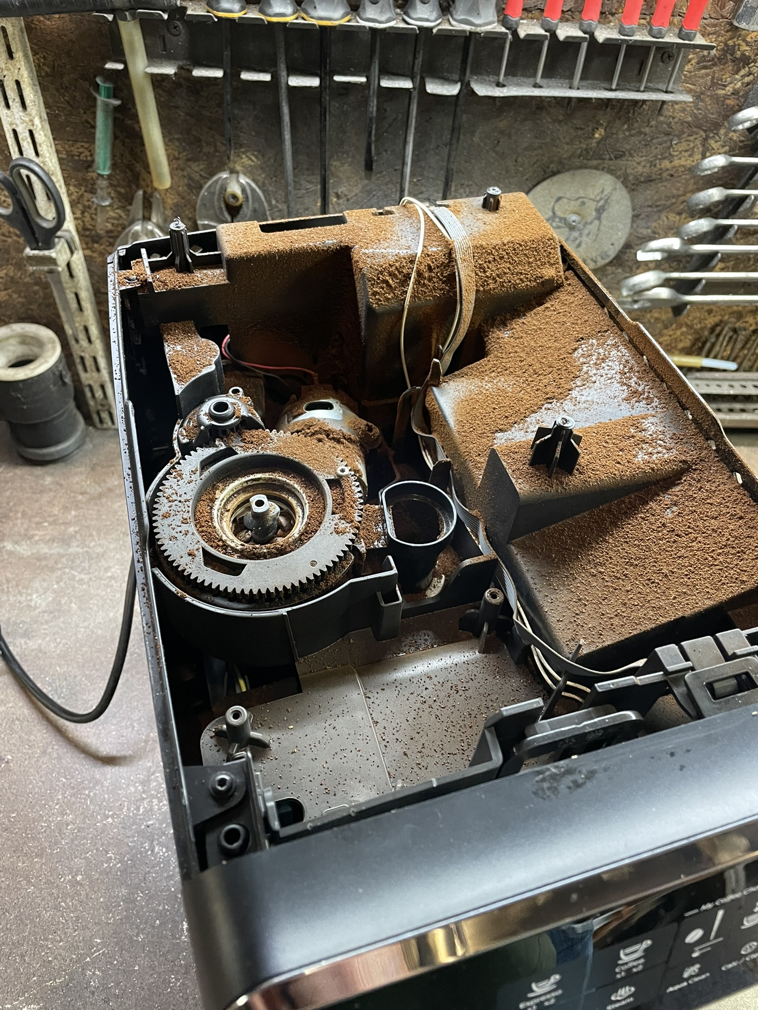 Kávédarálék a gépházban 1