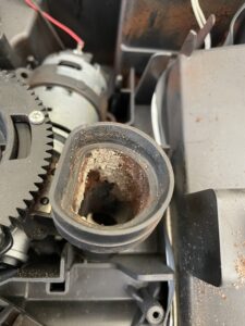 Philips automata kávégép koszos kávécsúszda